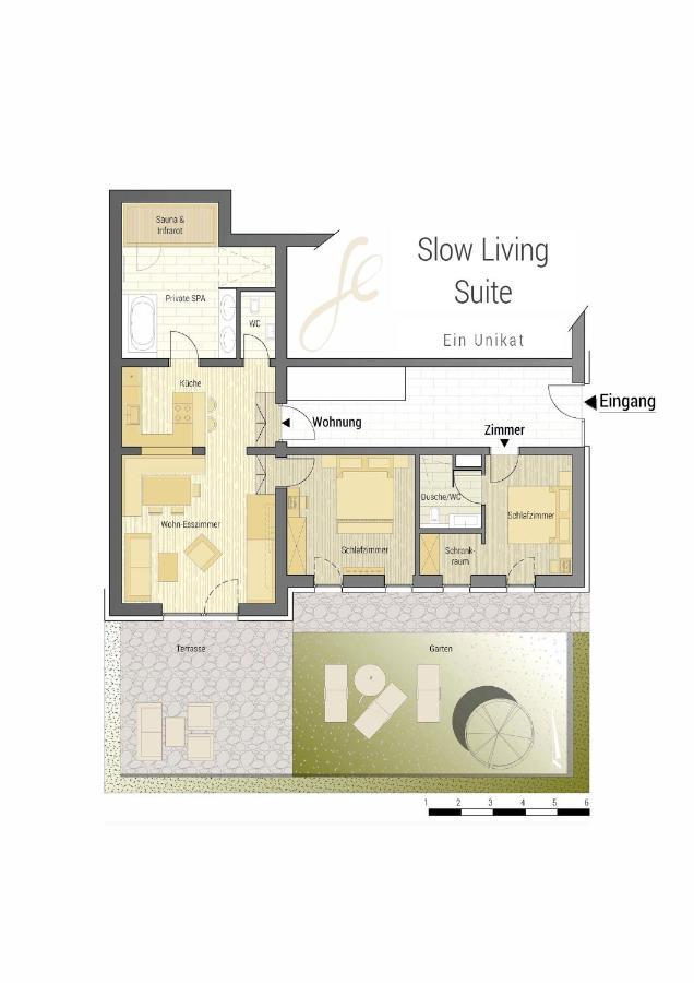 Slow Living Suite - Ferienwohnung Mit Privater Sauna & Garten Фісс Екстер'єр фото